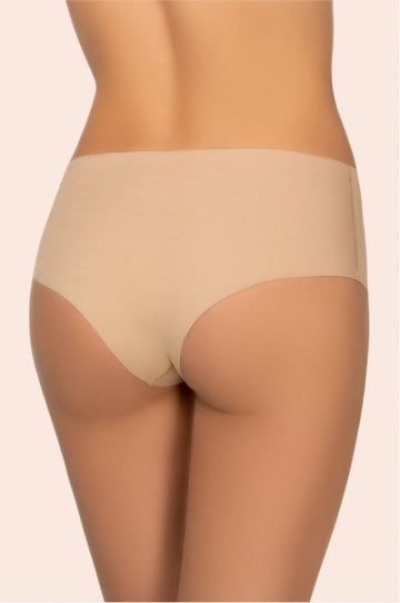 Women Invisible Microfiber underwear in Beige or Black colors