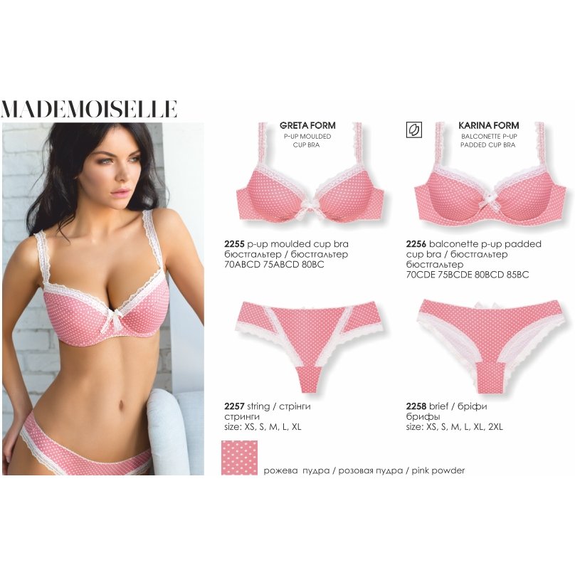 Mademoiselle, Push Up Bra - Sara Lauren USA