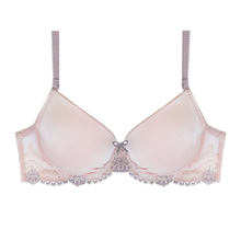 Load image into Gallery viewer, Lace and Satin Push Up pink Bra.  Body Makeup,