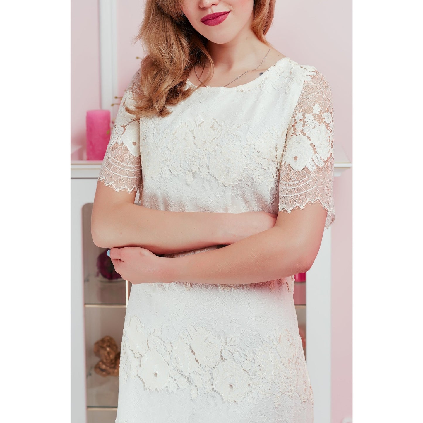 Beautiful Designer Day/Cocktaile Lace Dress - Sara Lauren USA