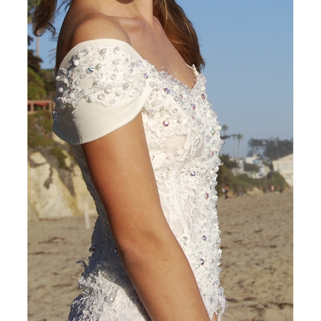 French Lace Wedding Dress, One of a kind! - Sara Lauren USA