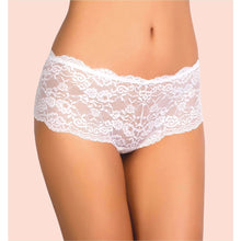Load image into Gallery viewer, Grazia beautiful lace Panty in black or white colors - Sara Lauren USA